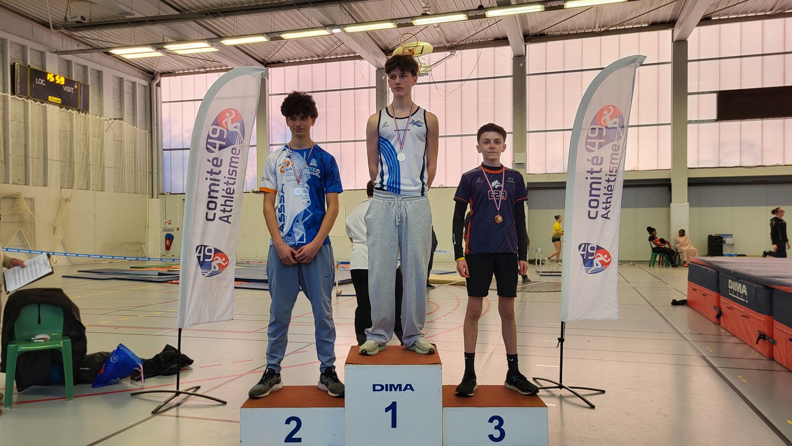 Départementaux triathlon indoor U16-MIN